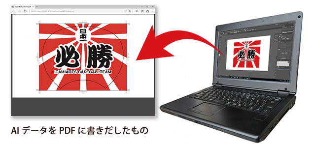 AiデータをPDFに書き出したもの